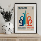 Yellowstone National Park Travel Poster
