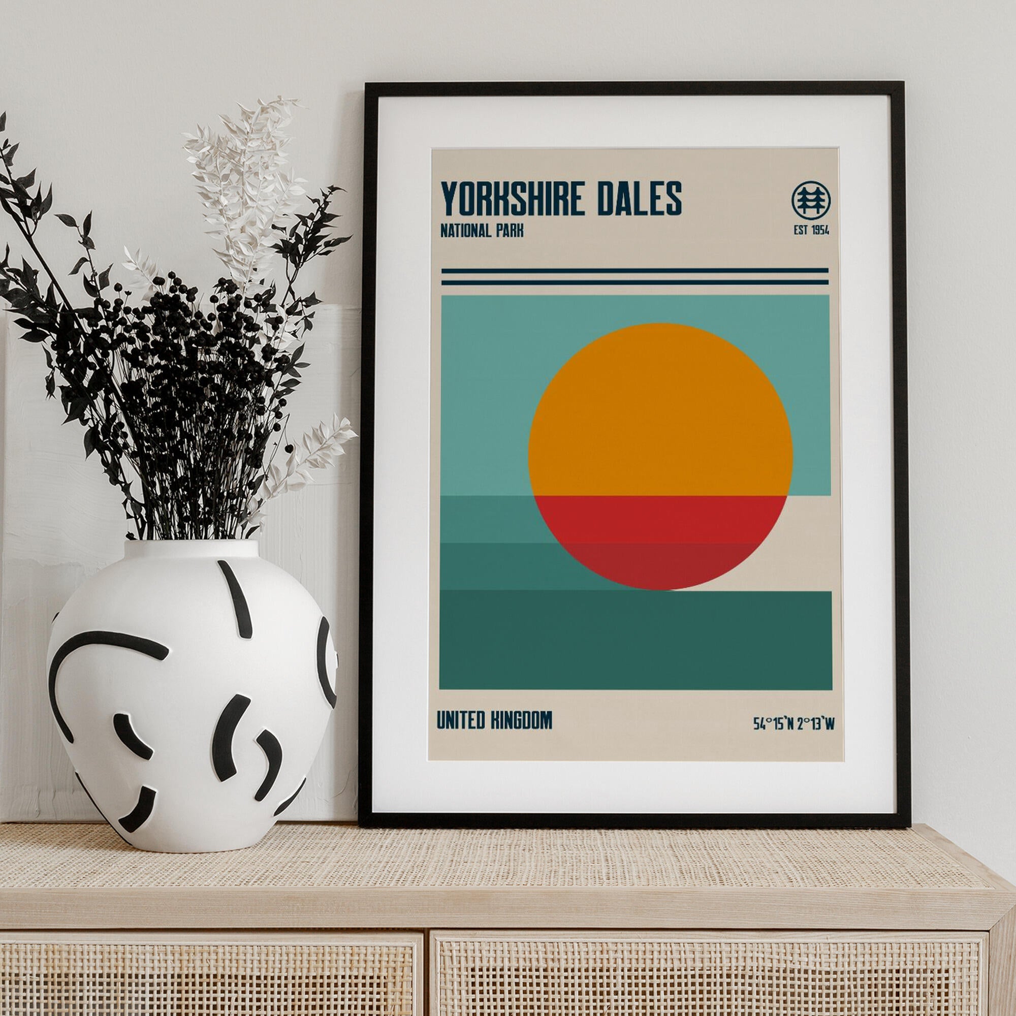 Yorkshire Dales National Park Travel Poster