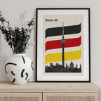 Berlin Retro Travel Print
