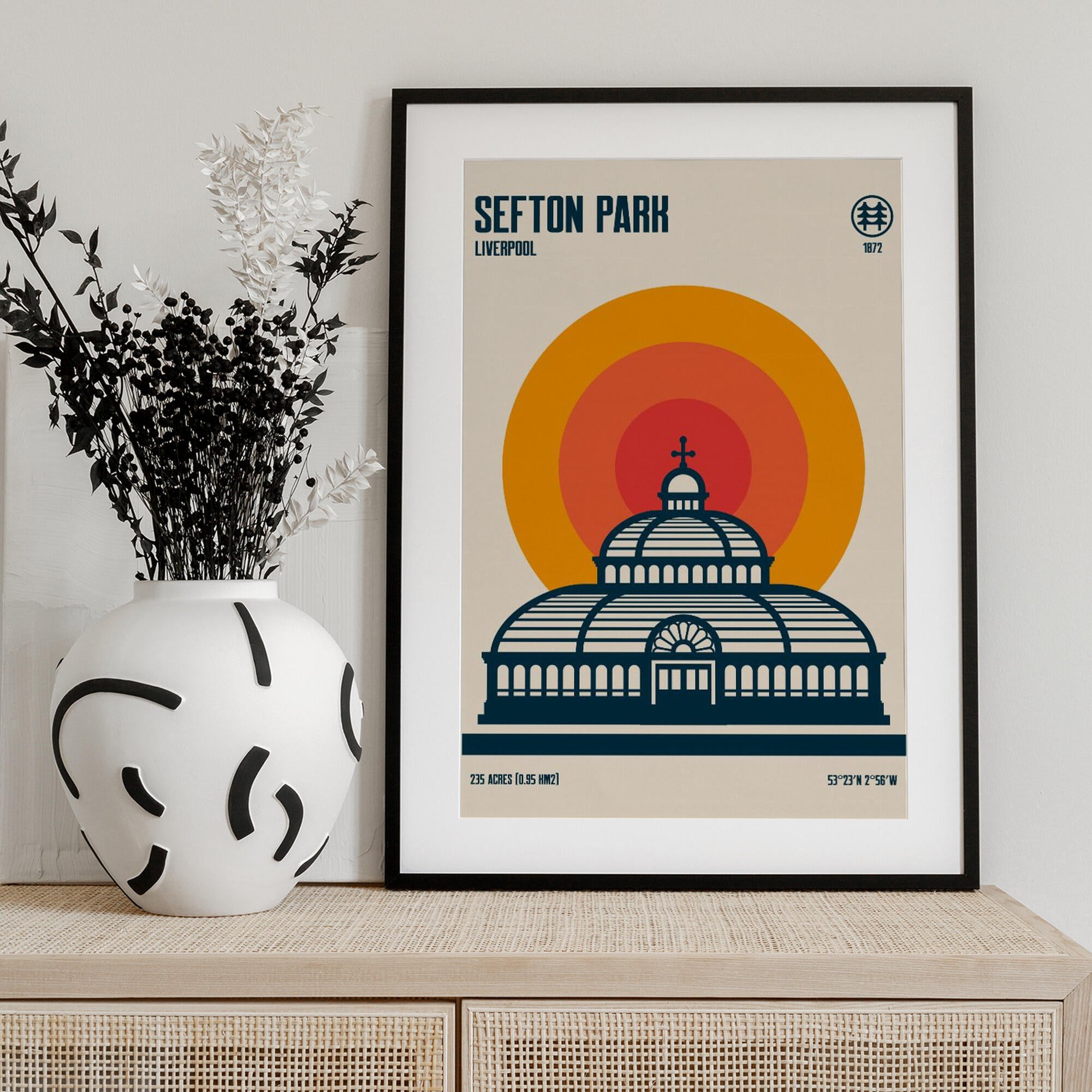 Sefton Park Palm House Travel Print