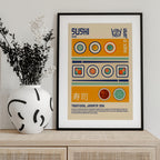 Sushi Japanese Food Print