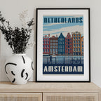 Amsterdam Travel Print