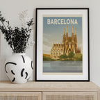 Barcelona Travel Print