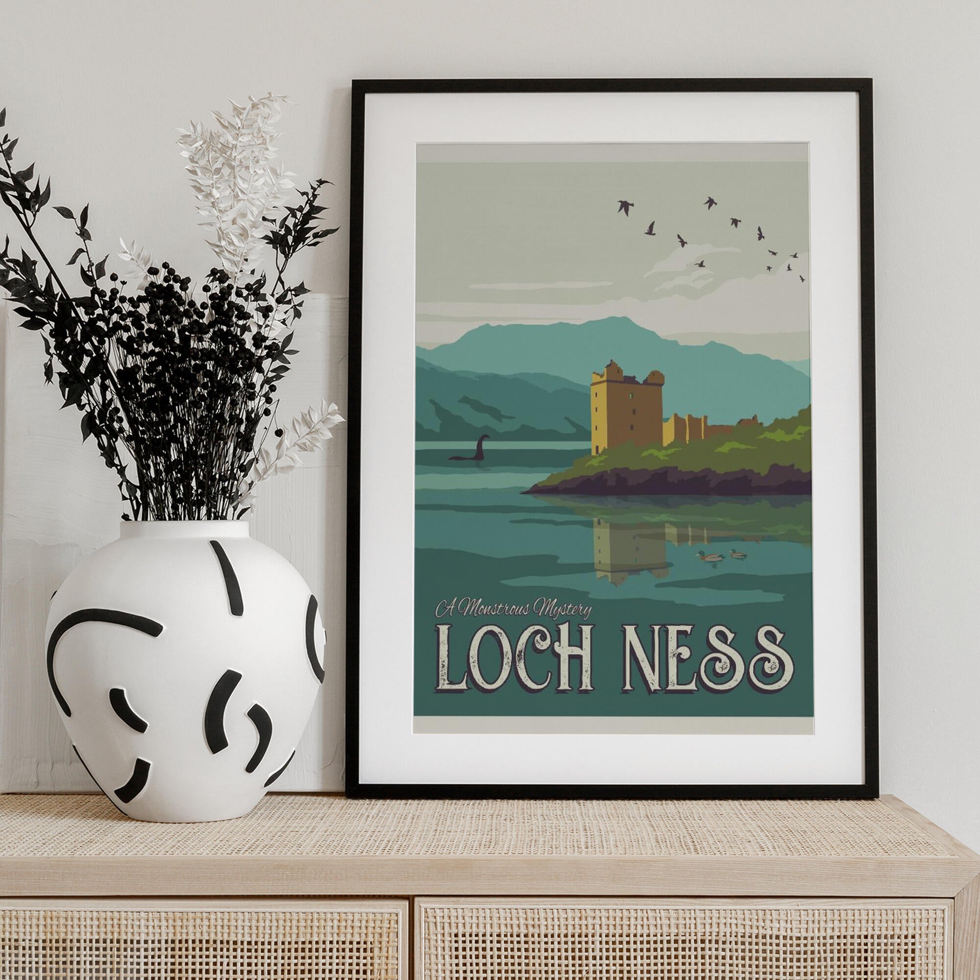 Loch Ness Travel Print