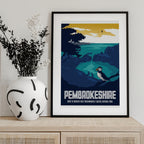 Pembrokeshire Travel Print