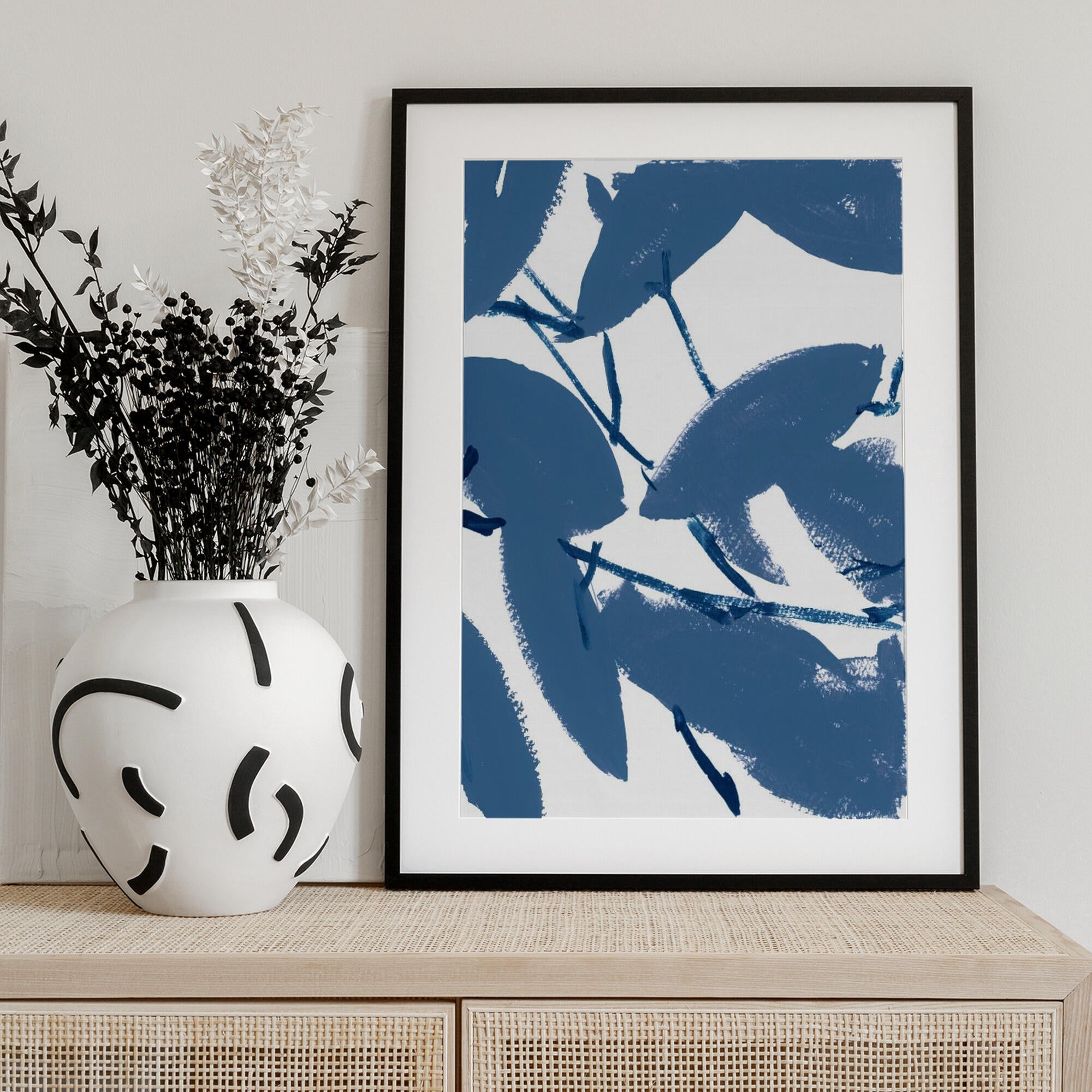 Blue Floral No1