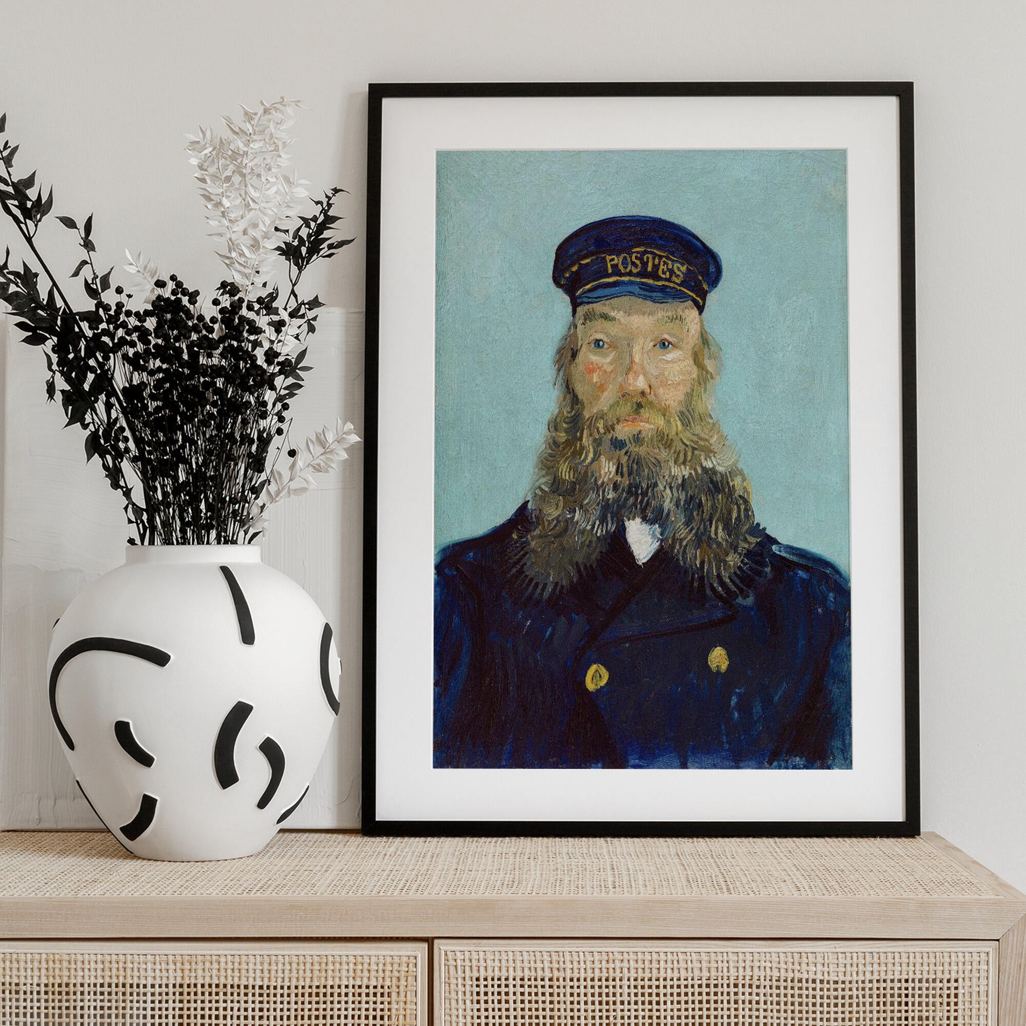 Vincent Van Gogh's Portrait of Postman Roulin (1888)