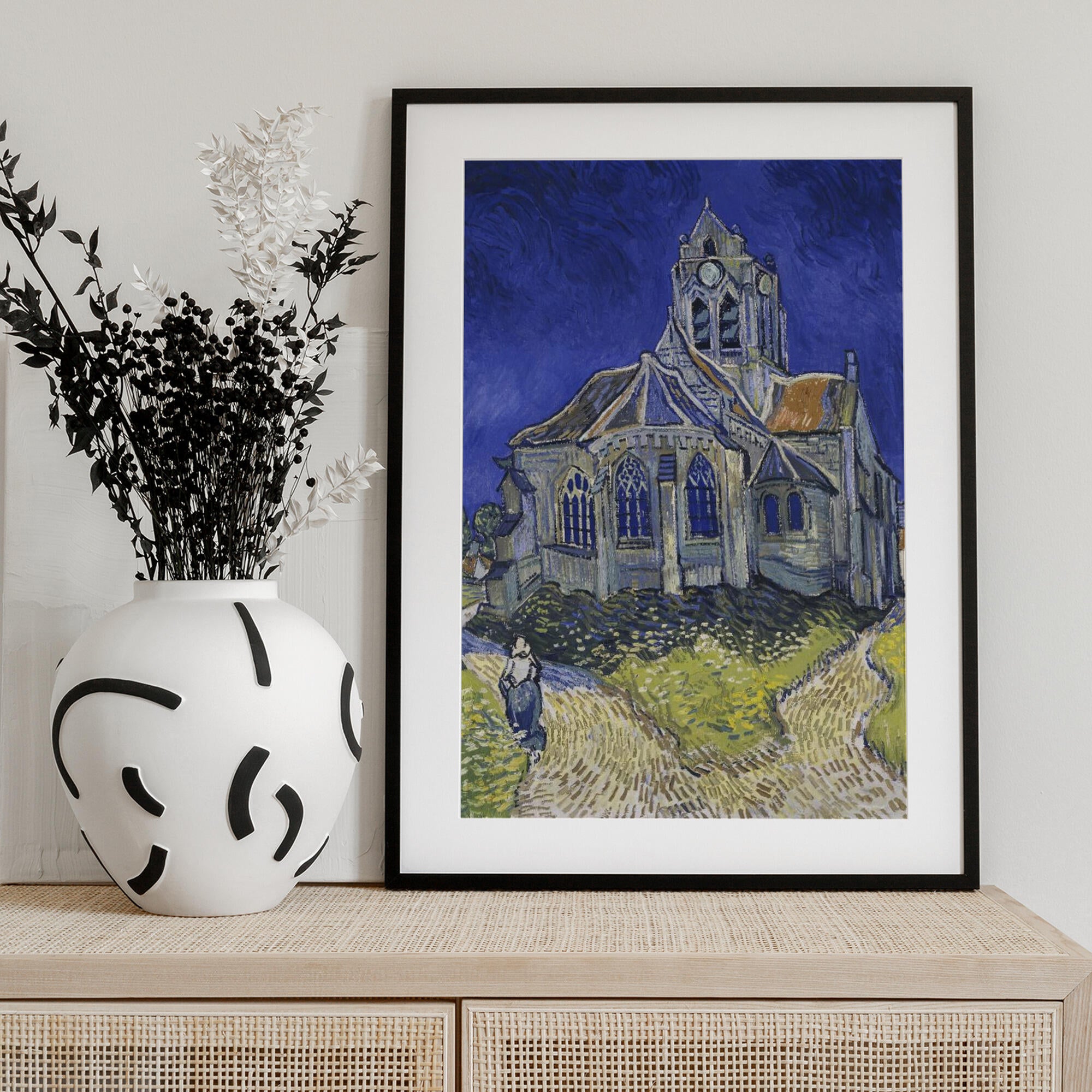 Vincent Van Gogh's the Church At Auvers (1890)