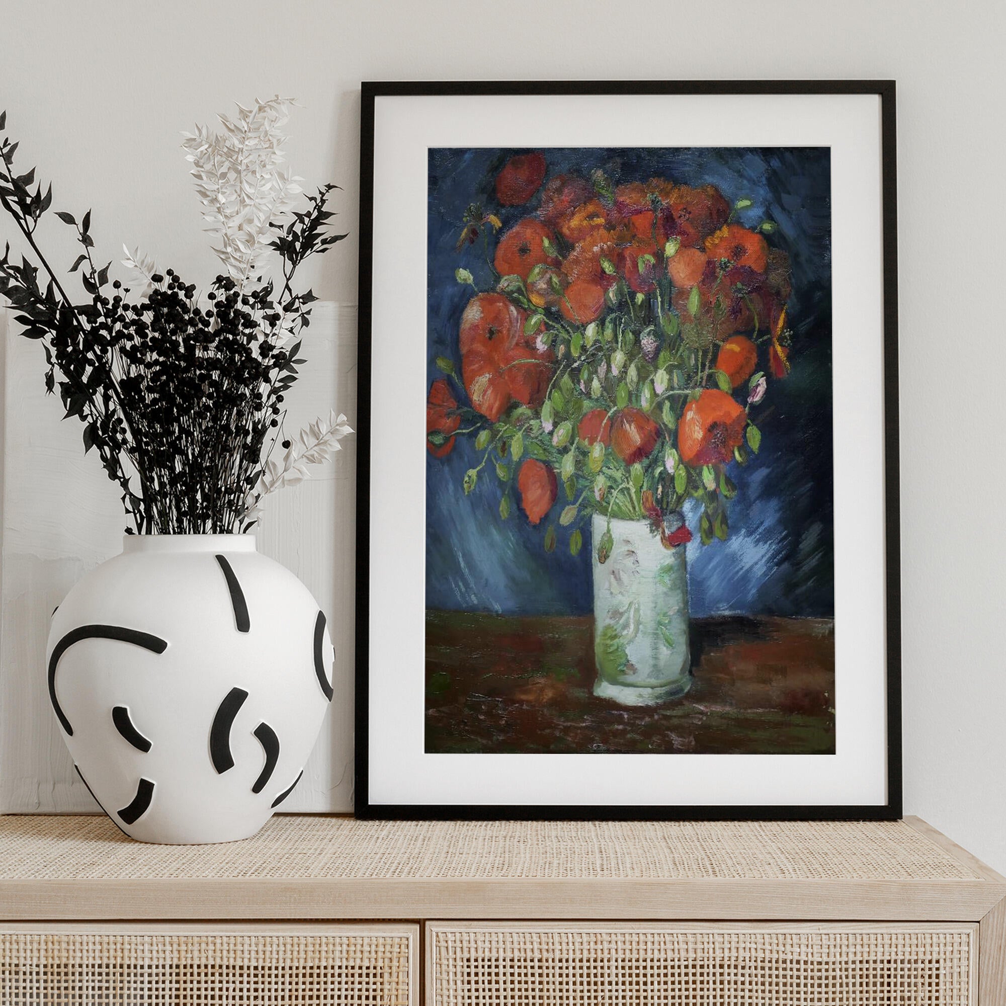 Vincent Van Gogh's Vase With Poppies (1886)