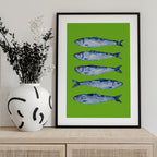 Sardines Lime Green