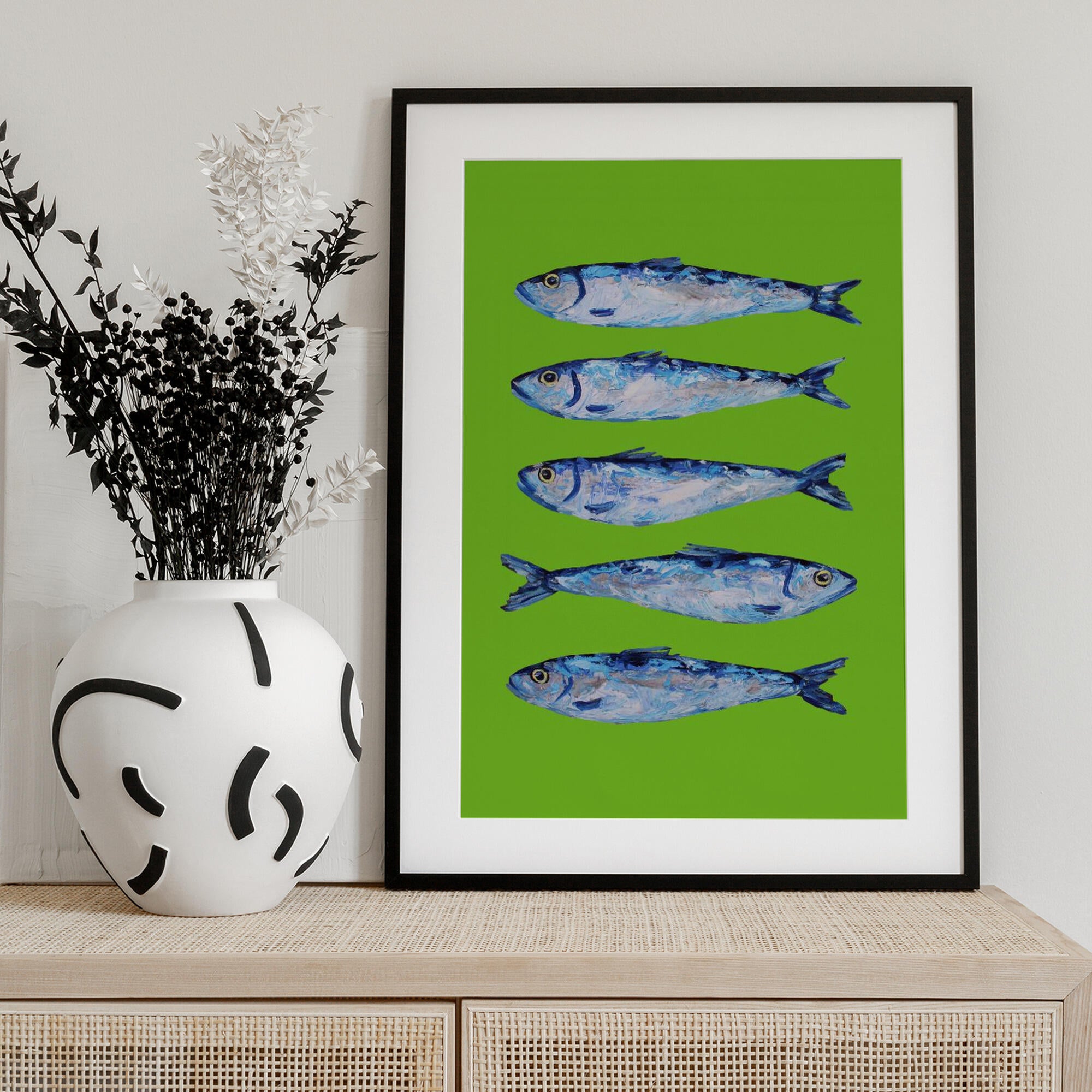 Sardines Lime Green