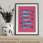 Sardines on Pink