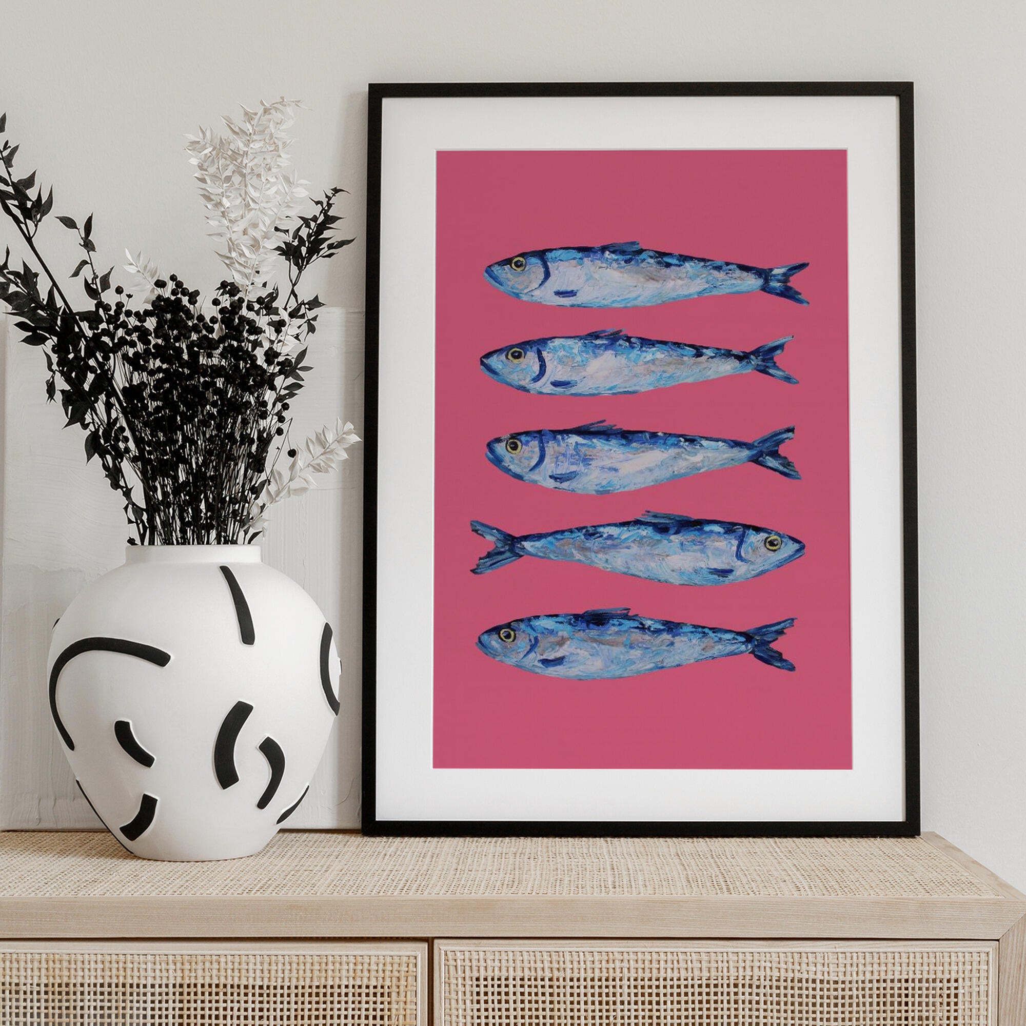 Sardines on Pink