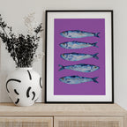 Sardines on Purple