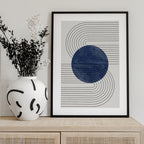 Blue Eclipse Lines
