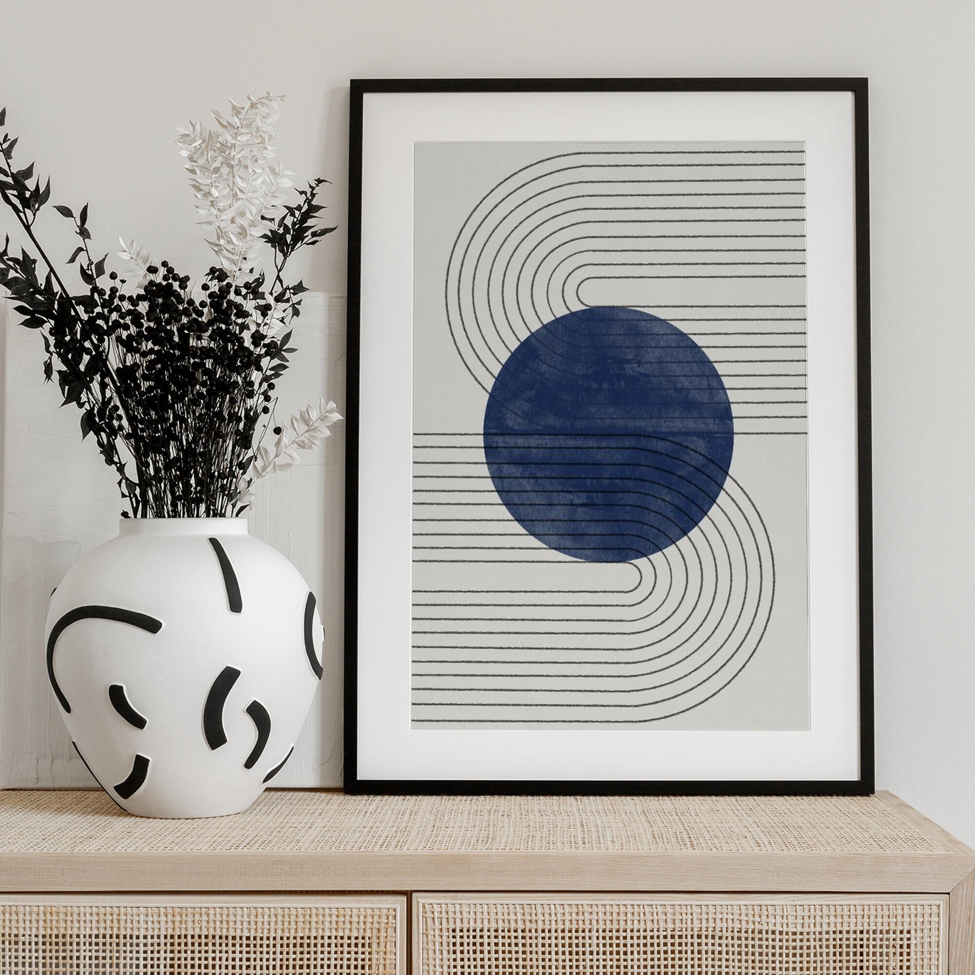 Blue Eclipse Lines