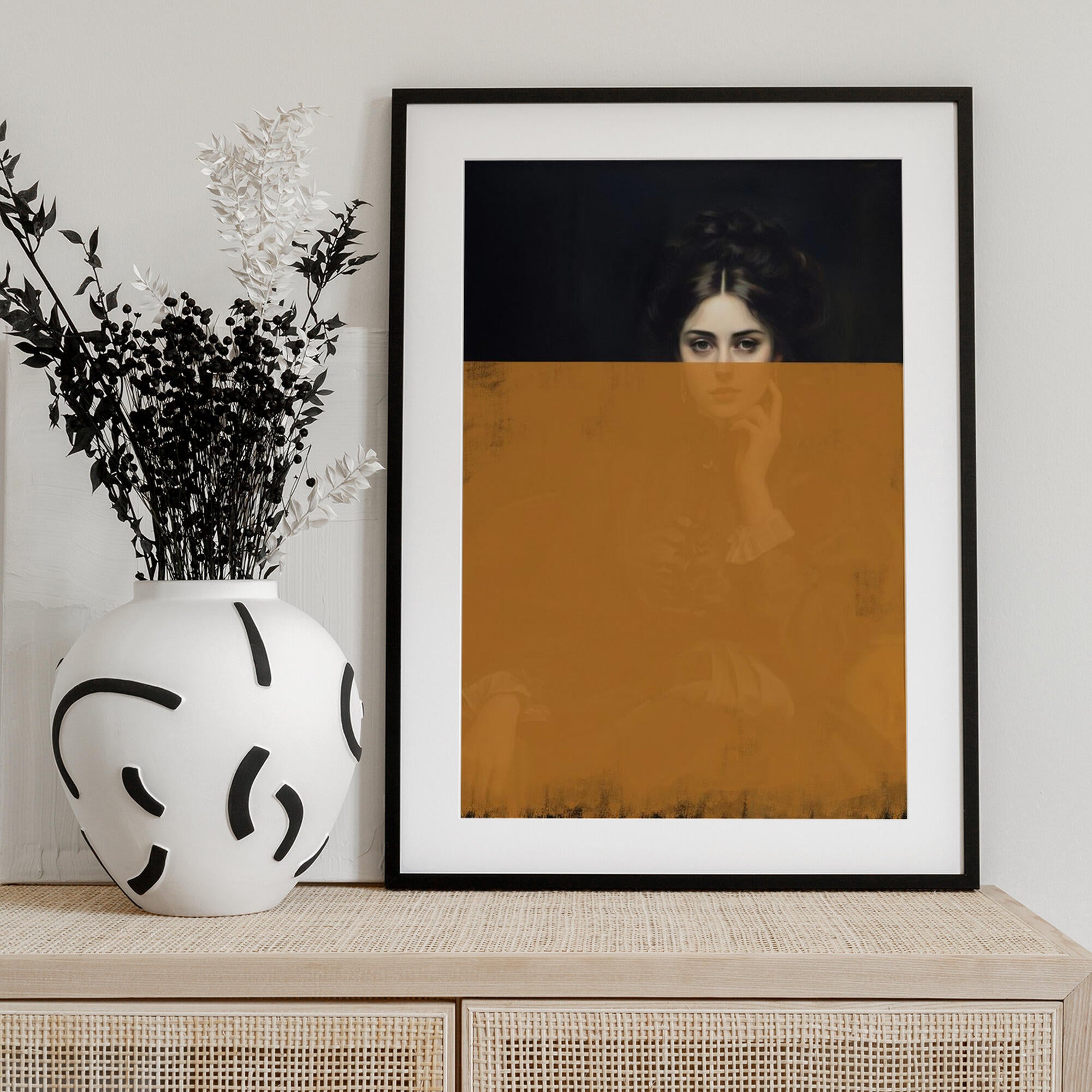 Altered Portrait of Woman