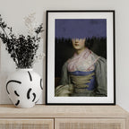 Portrait of Vintage Woman Collage