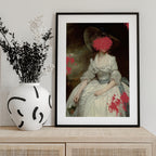 Renaissance Red Splash - Altered Art