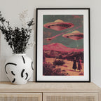 Pink UFO Arrival