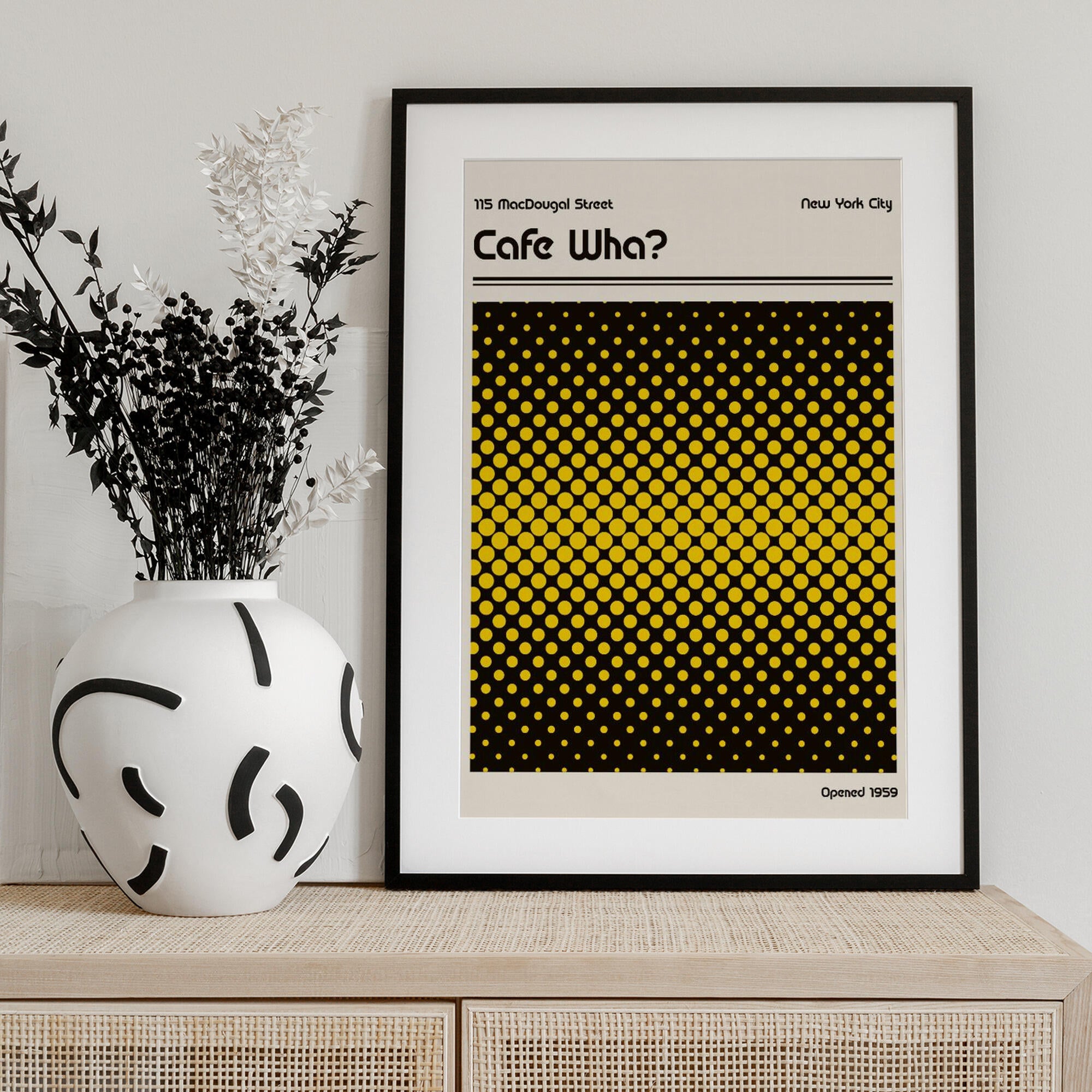 Cafe Wha Retro Poster