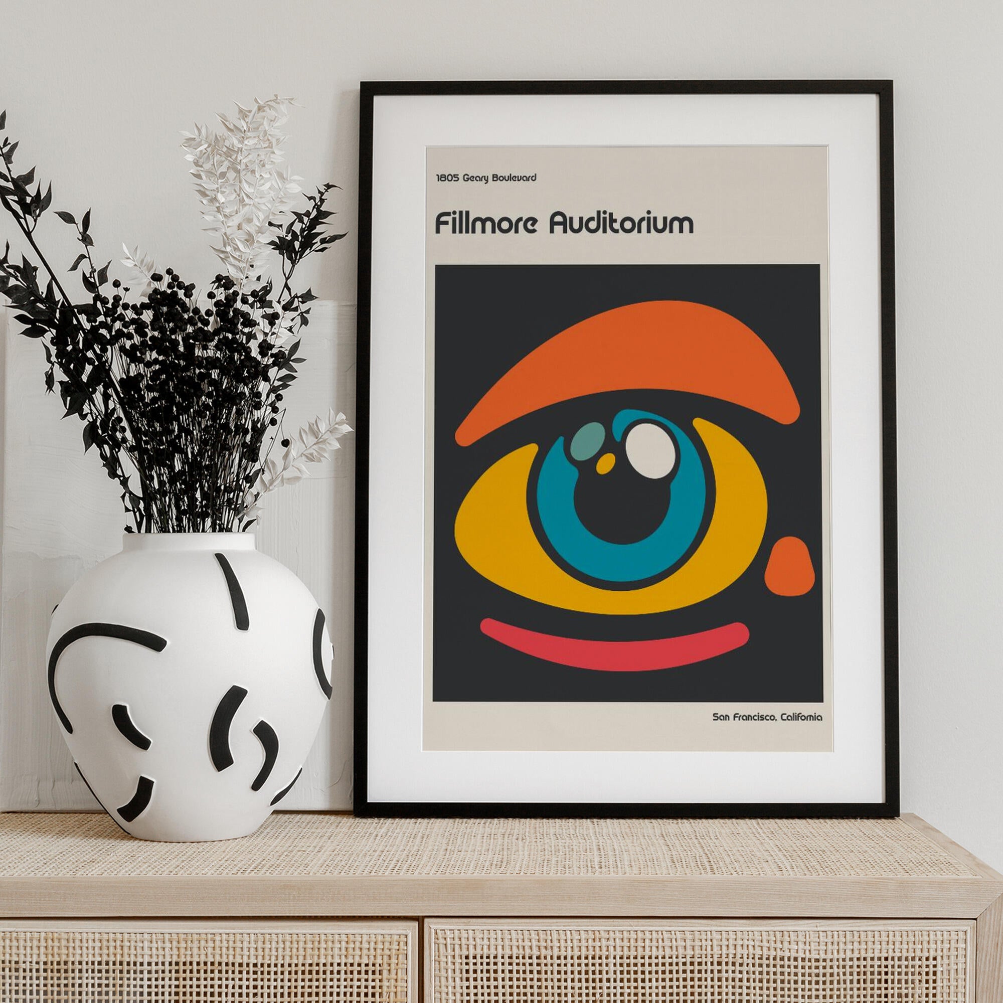 Fillmore Abstract Poster