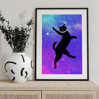 Happy Space Cat