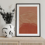 Terracotta Desert Landscape