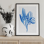 Blue Aquatice Plant Poster 5