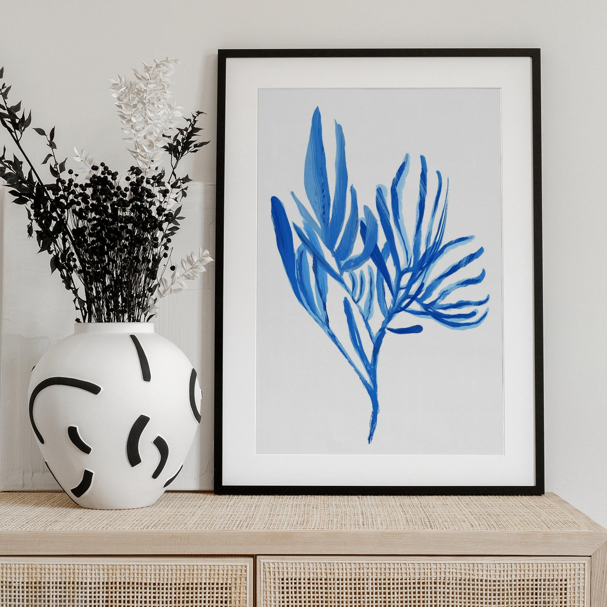 Blue Aquatice Plant Poster 5