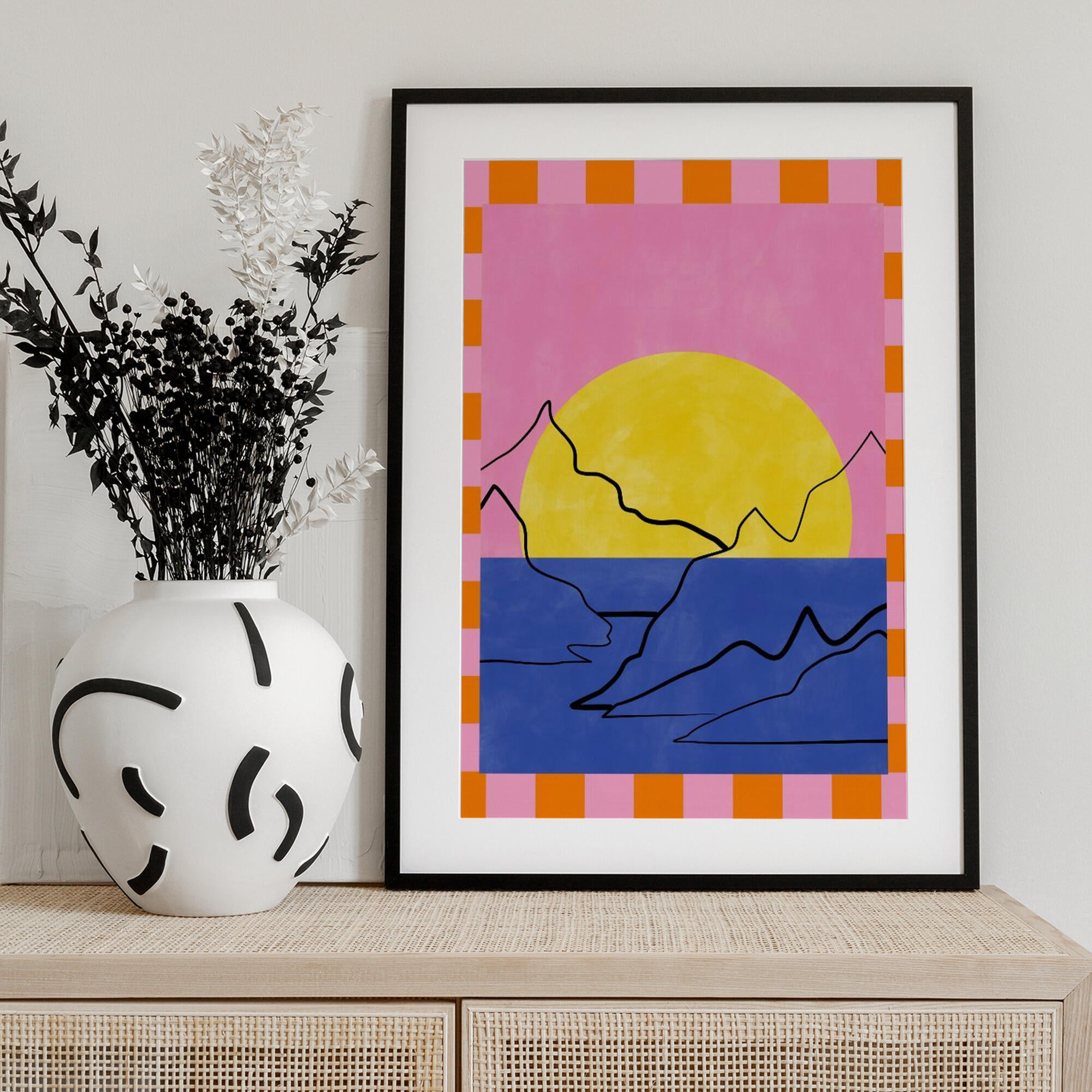 Retro Horizon Glow