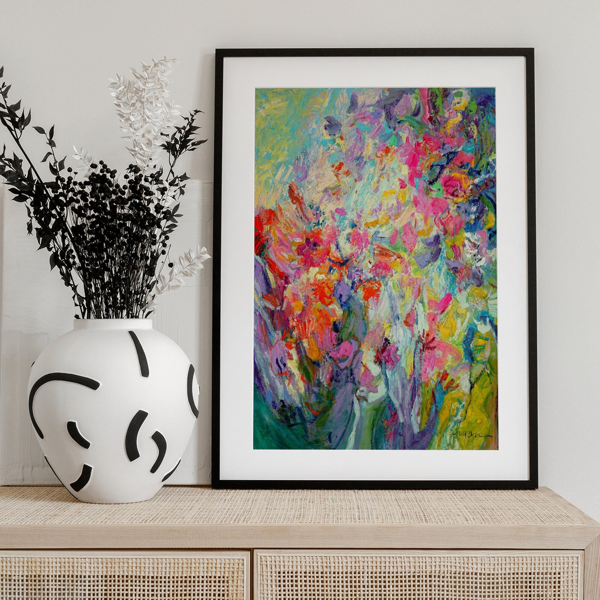Vivid Floral Symphony