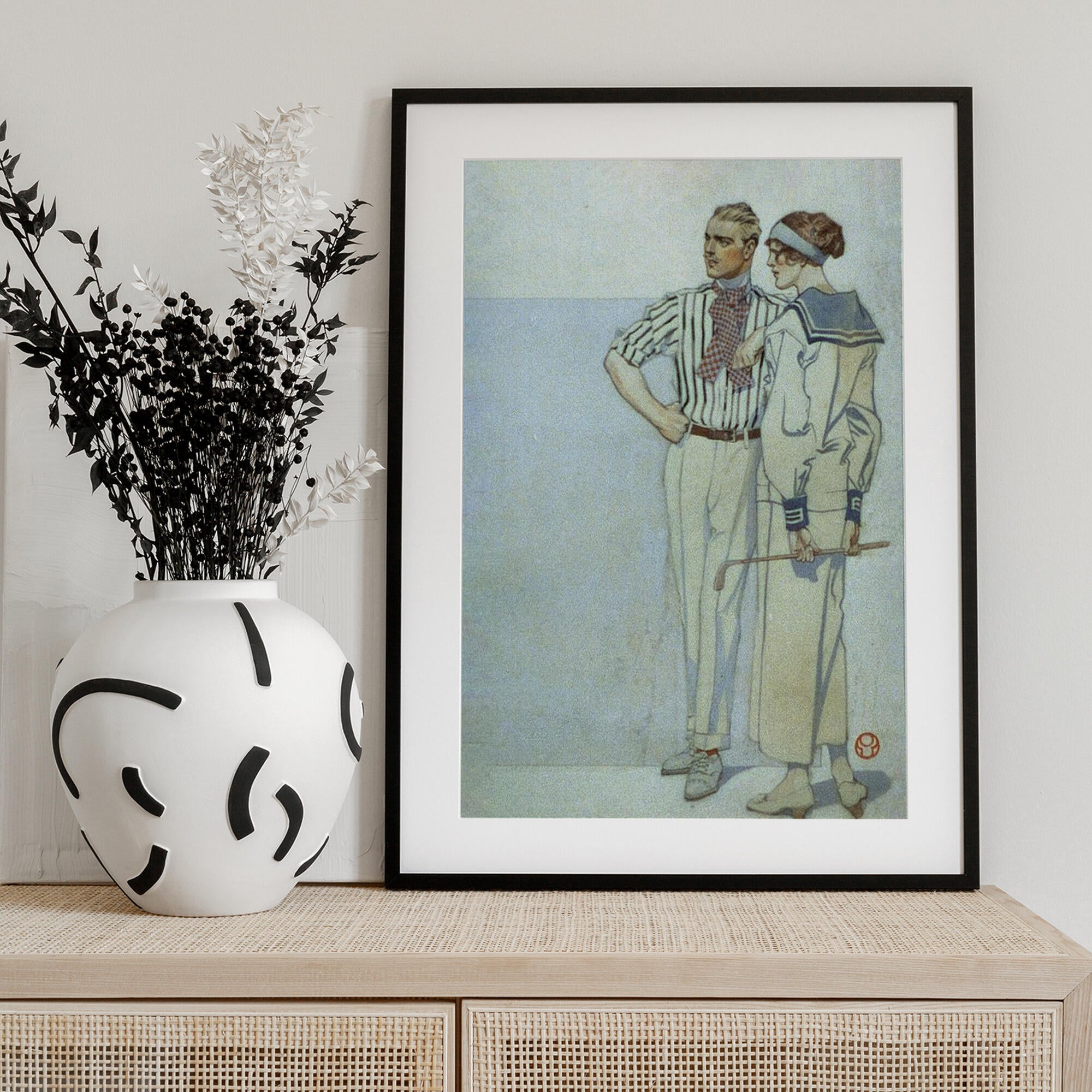 Man and Woman In Sport Clothes (1913)