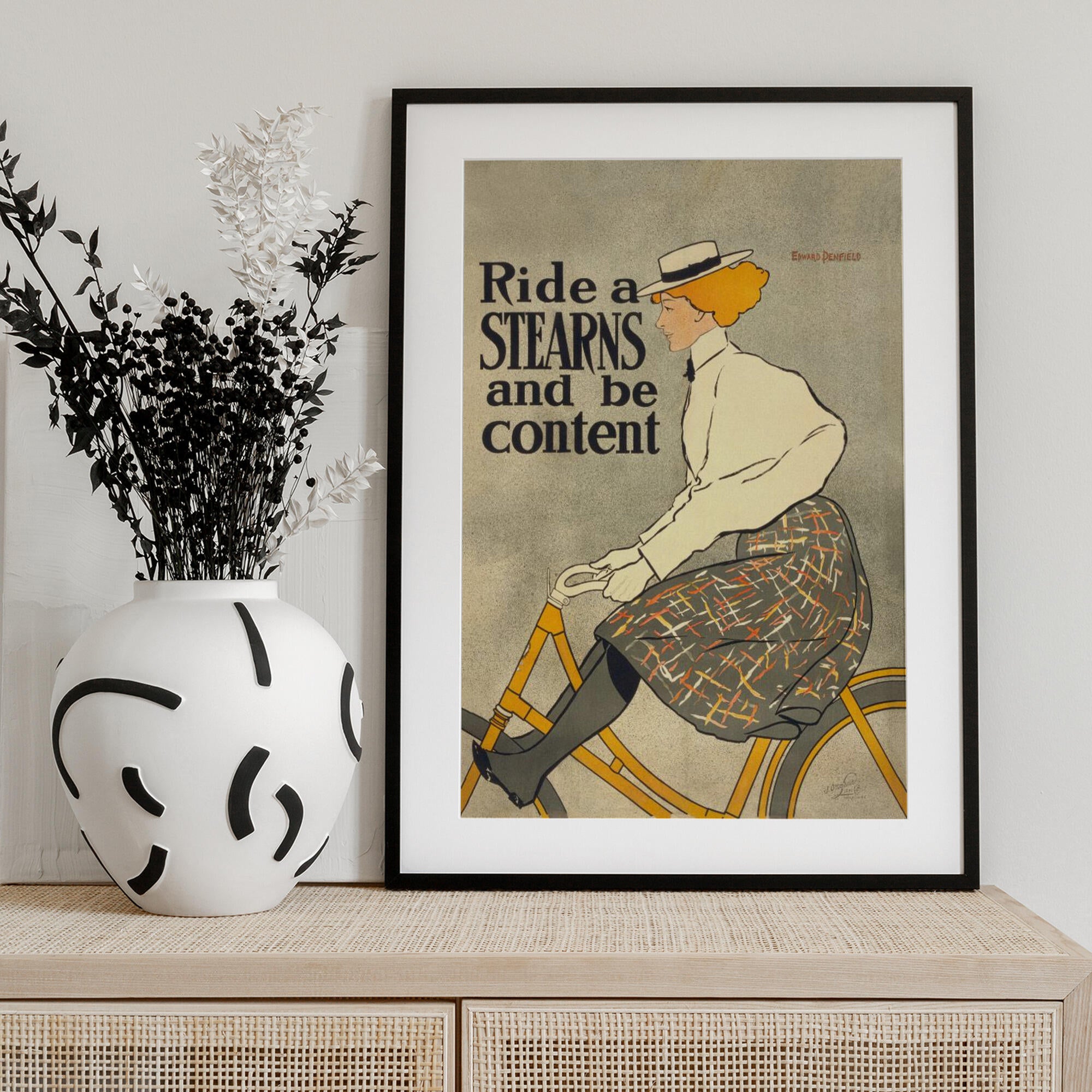 Ride a Stearns and Be Content (1896)