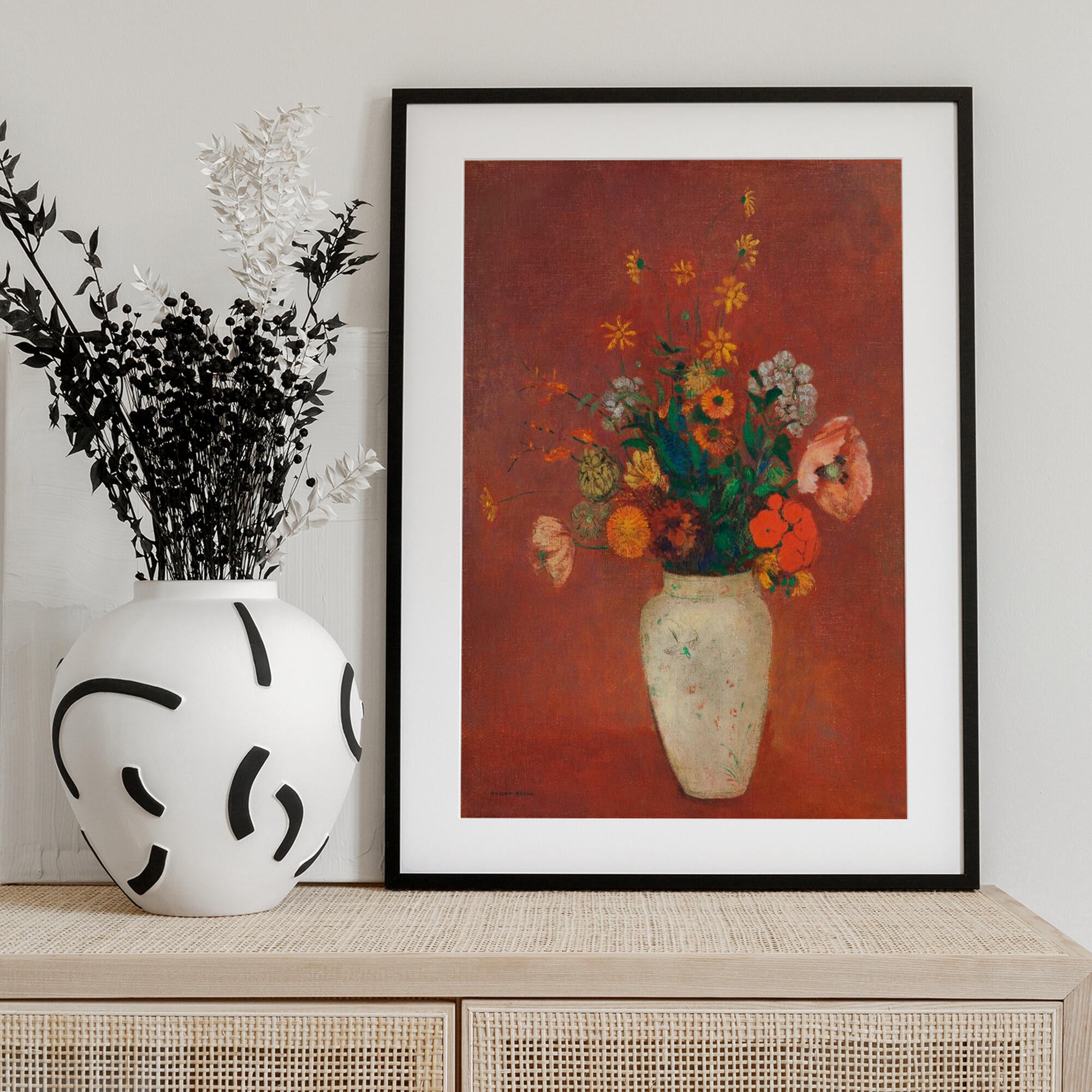 Bouquet In a Chinese Vas