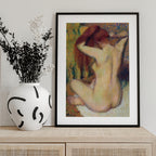 Woman Combing Her Hair