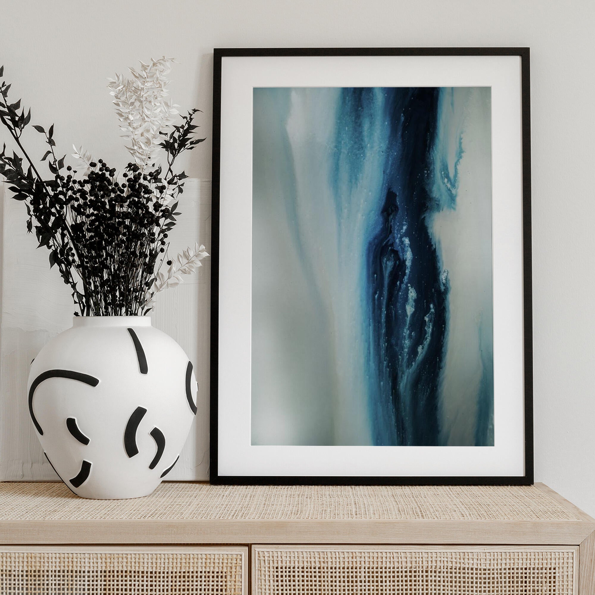 Flowing - Deep Blue
