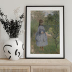 Girl With Dog By Claude Monet