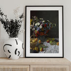 Still Life With Flowers and Fruit (1869) By Claude Monet