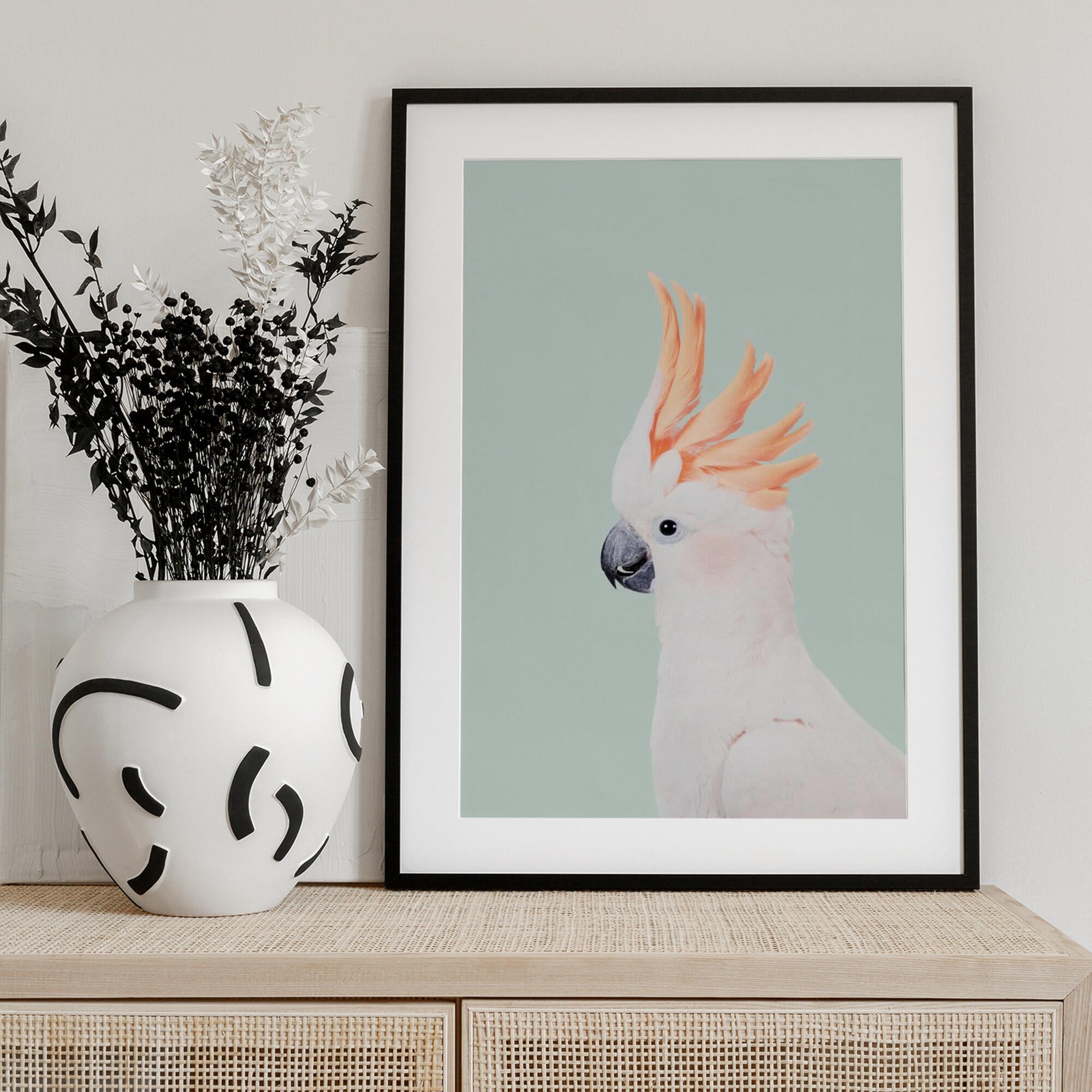 Cockatoo on Mint