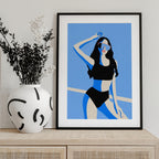 Blue Sport Girl