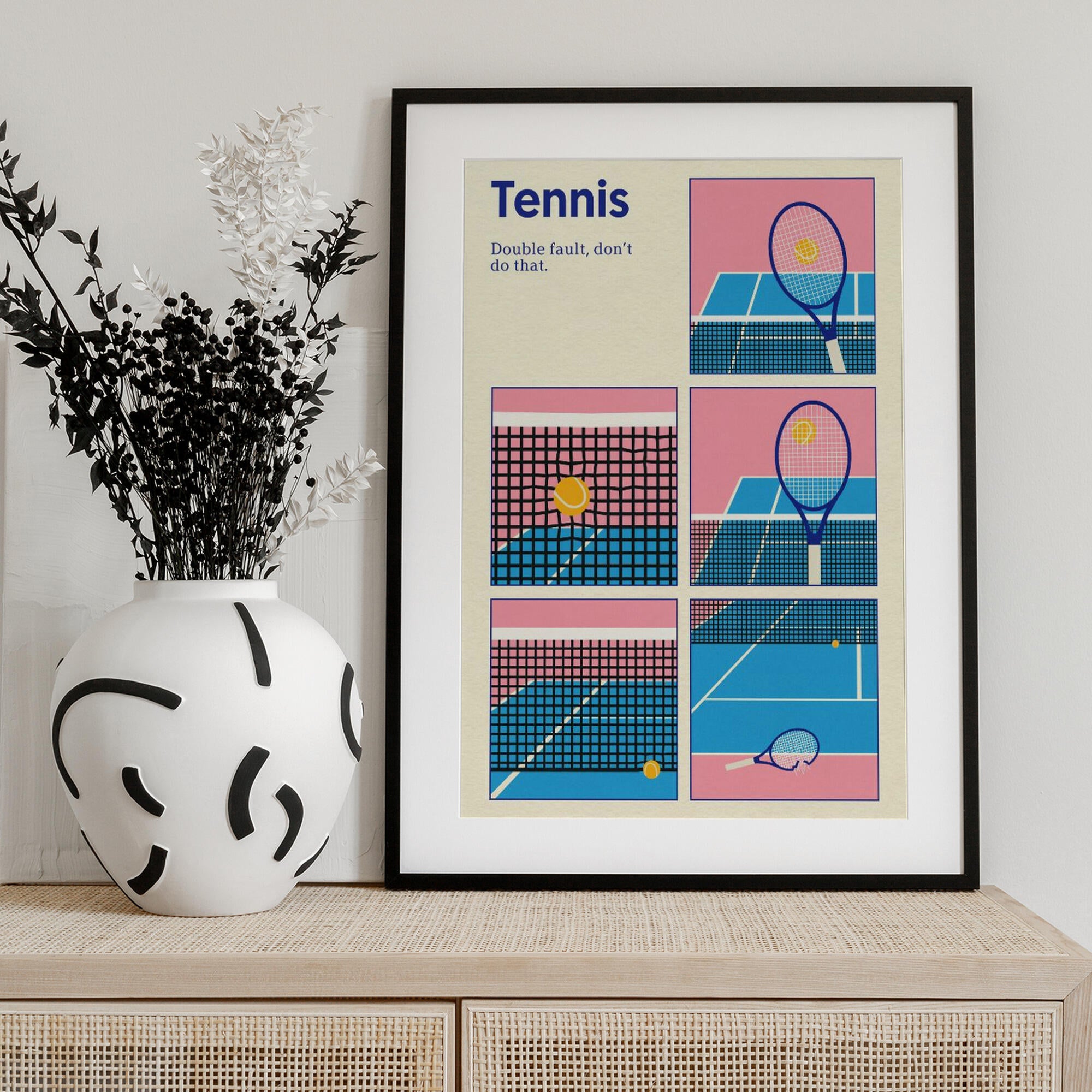 Poster Tennis Double Vault