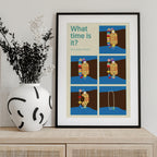 Poster Candy Clock