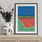 Tennis Court In the Desert