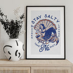 Stay Salty Siren Lounge Pin-Up Mermaid