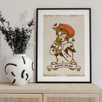 Sippin On Sin Cute &amp; Sassy Cowgirl Art