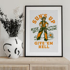 Suns Up Rise Up &amp; Fucking Shine Wild West Cowgirl