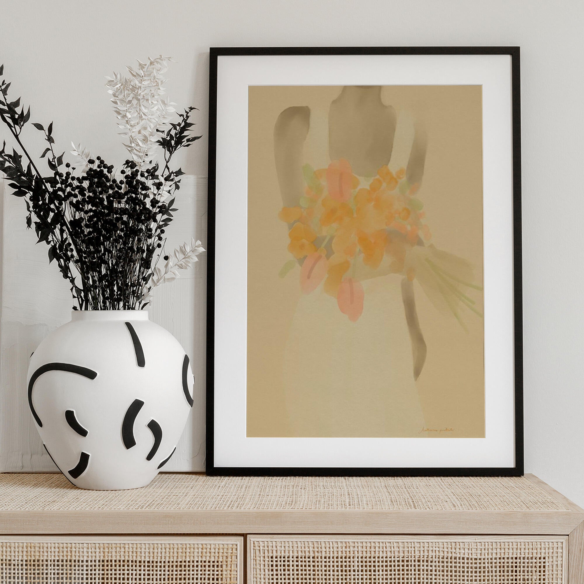 Girl With Orange Flowers