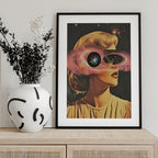 A Woman with Cosmic Elements