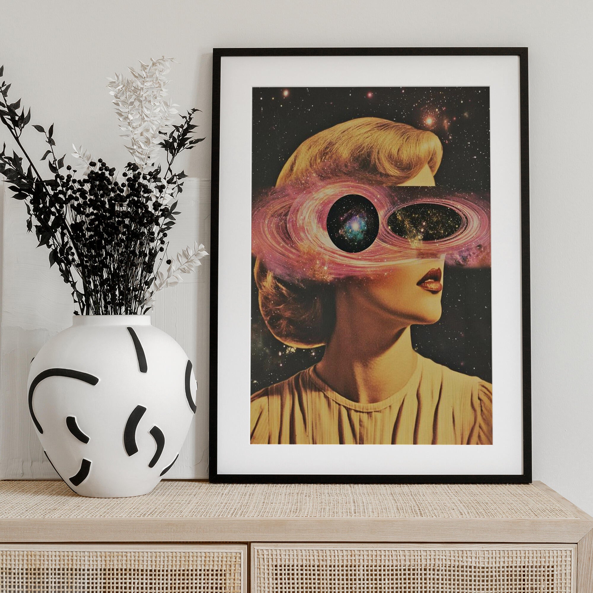 A Woman with Cosmic Elements